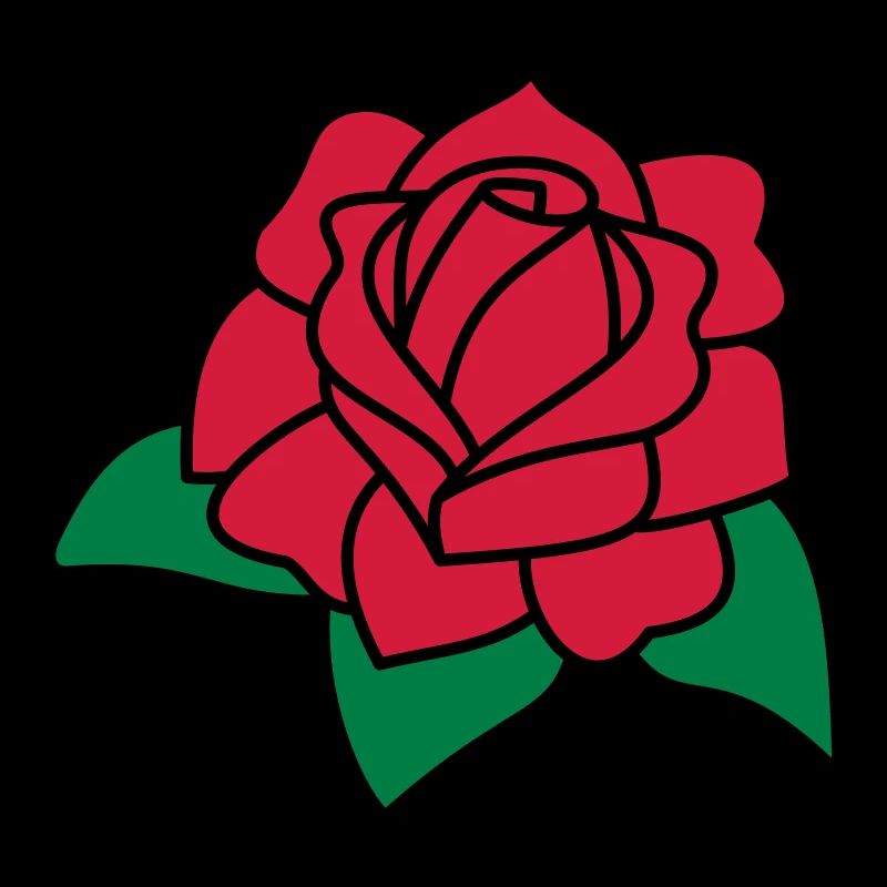 rose rouge
