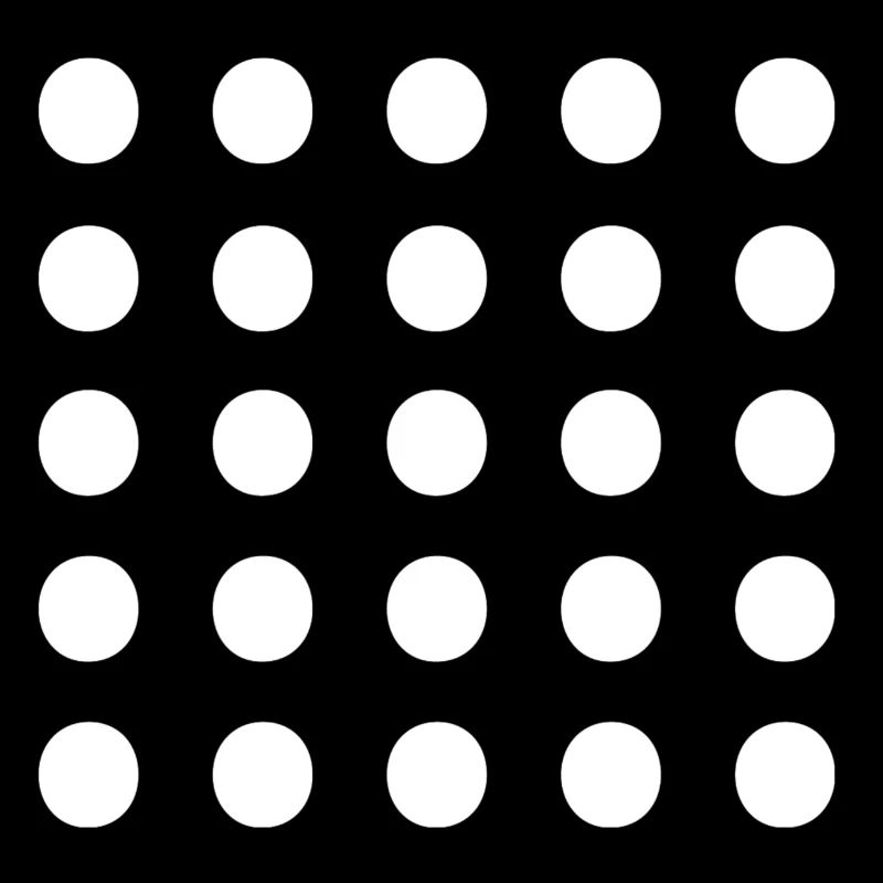 white dots