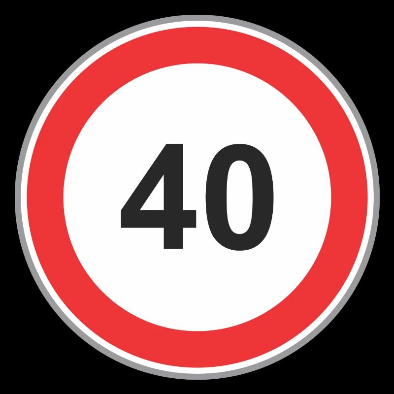 Panneau routier 40