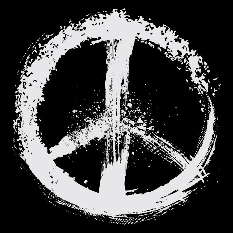 Symbole de paix blanc