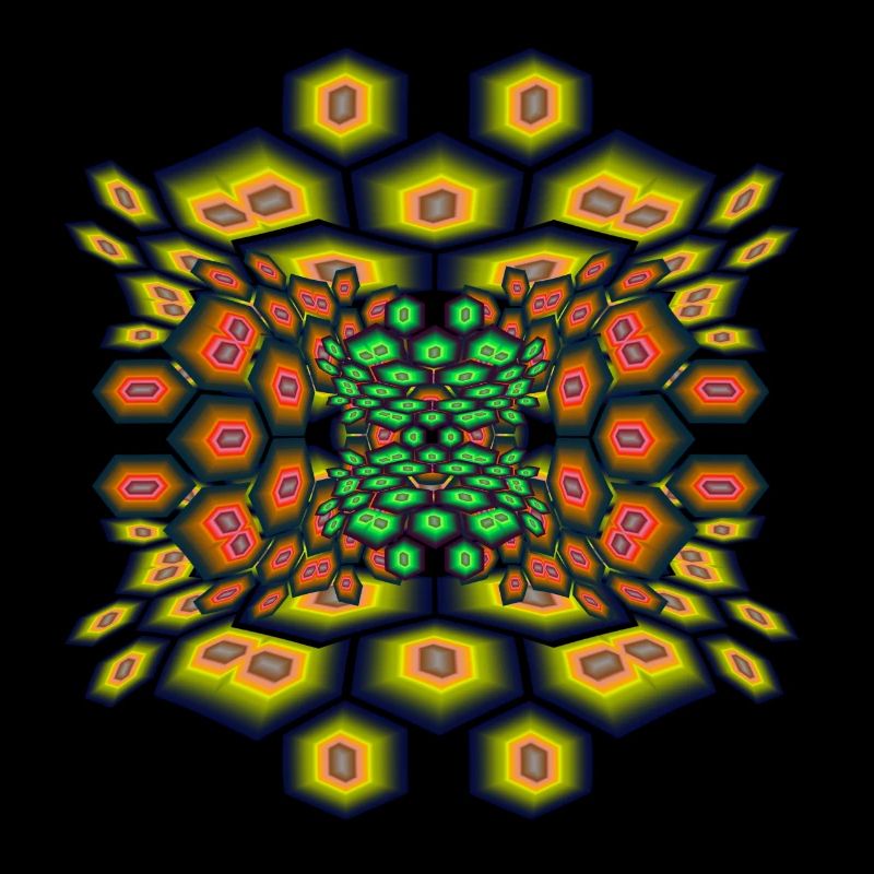 Hexagon psychedelic II