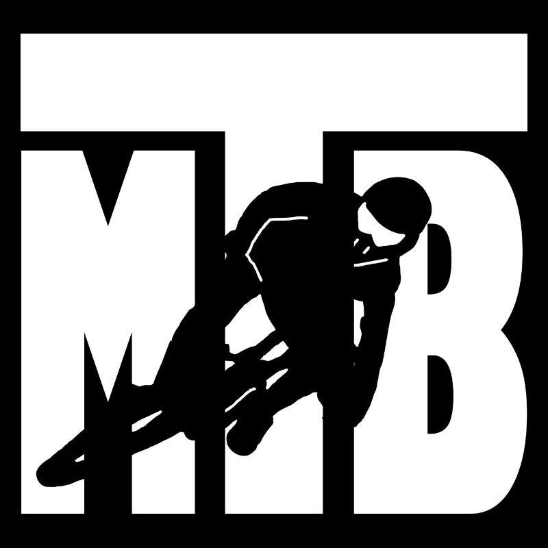 VTT cyclistes de vélo VTT de descente bikers