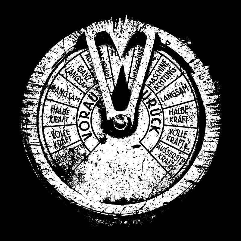 Maschinentelegraph (à l'ancienne blanc)