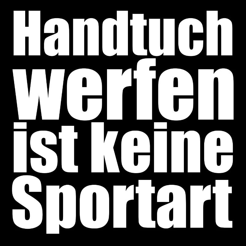 Lancer une serviette n'est pas un sport