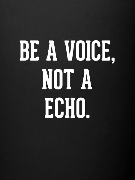 Statement saying