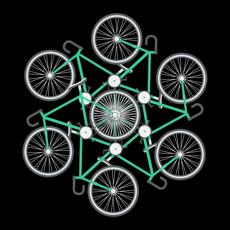 BICYCLE T-SHIRT GIFT IDEA BICYCLE DRIVER FUNNY
