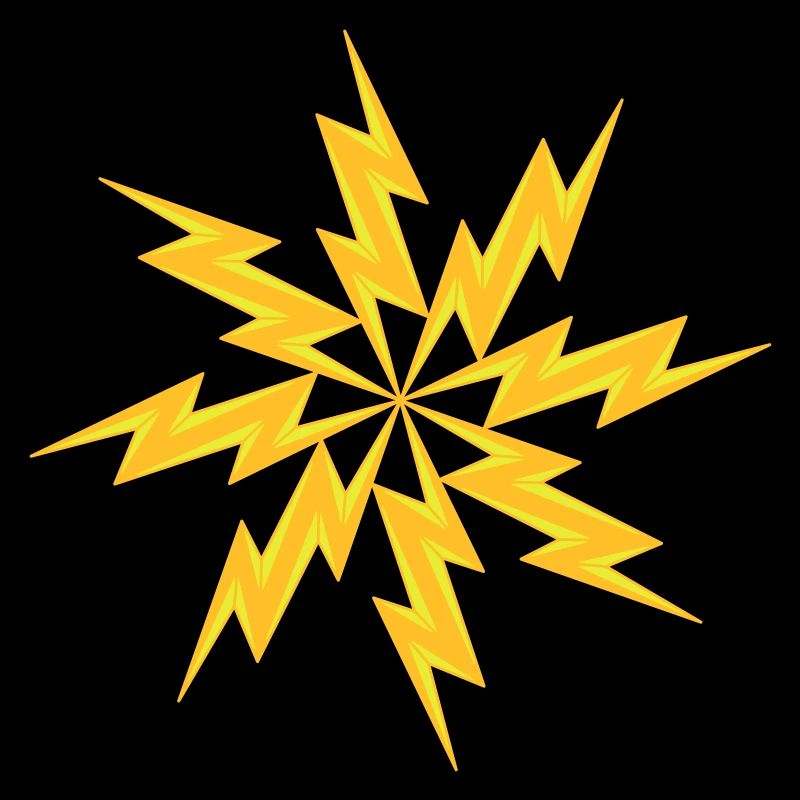 stern stromschlag gefahr schild blitz symbol kabel