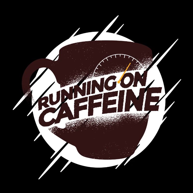 Coffee Caffeine Coffee Bean - Running on caffeine