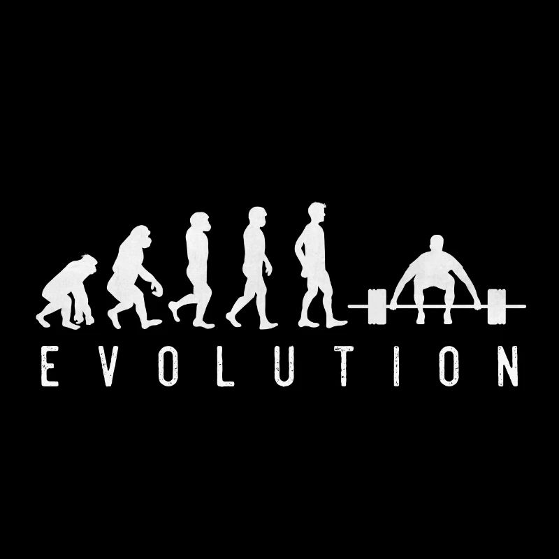 Fitness Evolution Gym Bodybuilder Geschenk