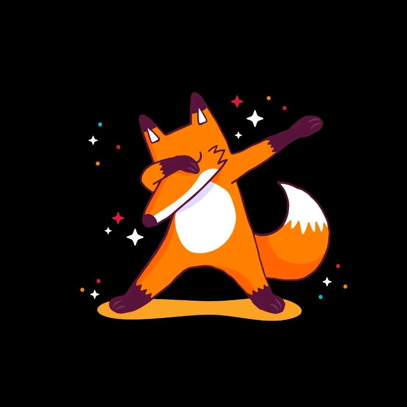 Dab Fox Dabbing Cartoon Comic Images drôles