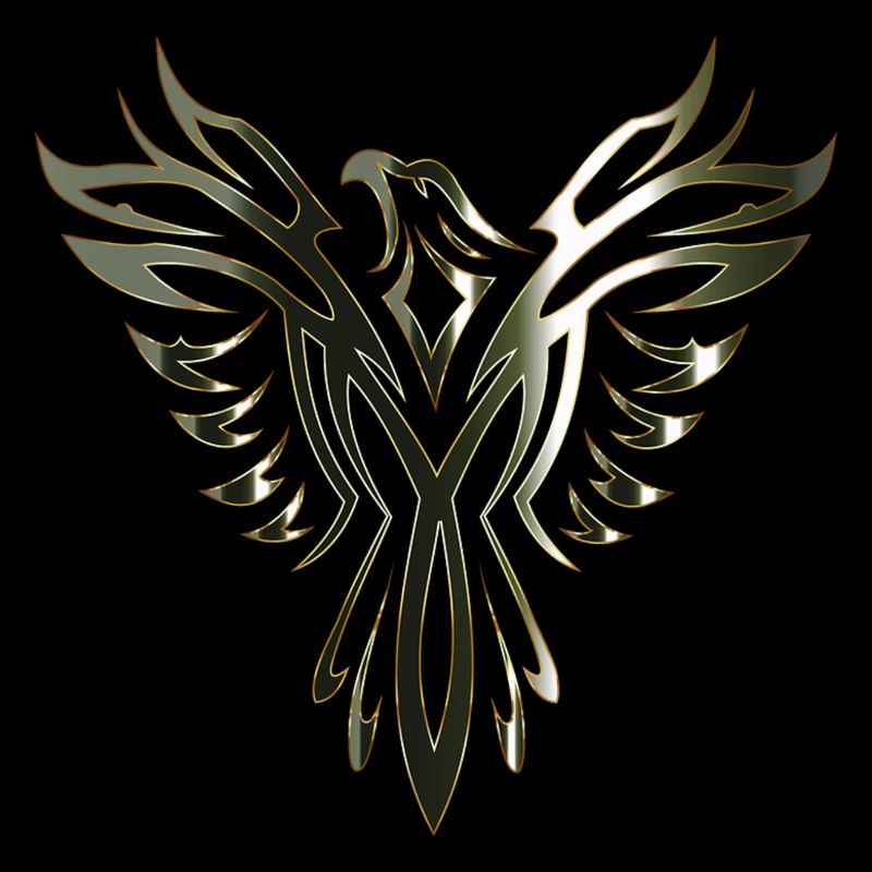 Phoenix in gold
