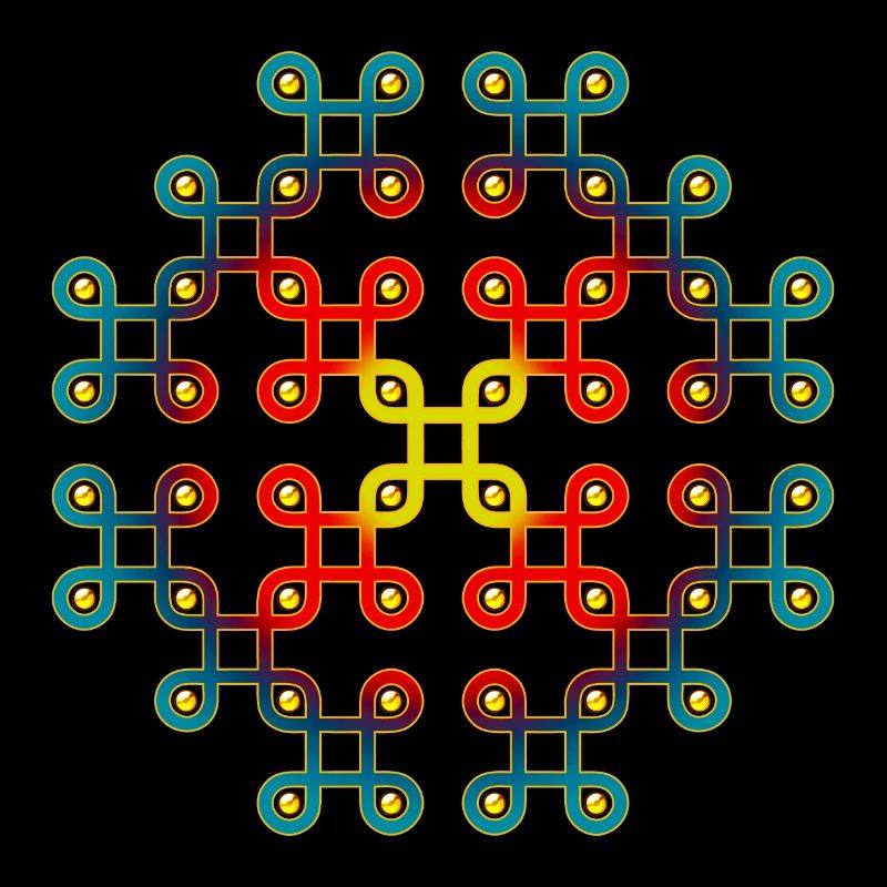 INFINITY LOOP - symbol interconnectedness of all