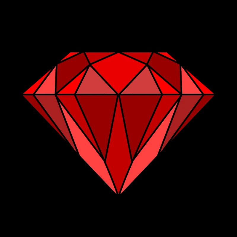 Diamant en rouge