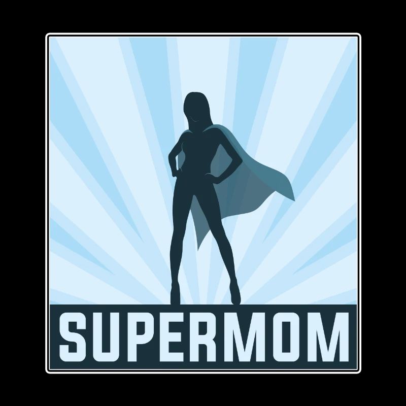 Supermom Maternité Super maman Maman Super-Héros