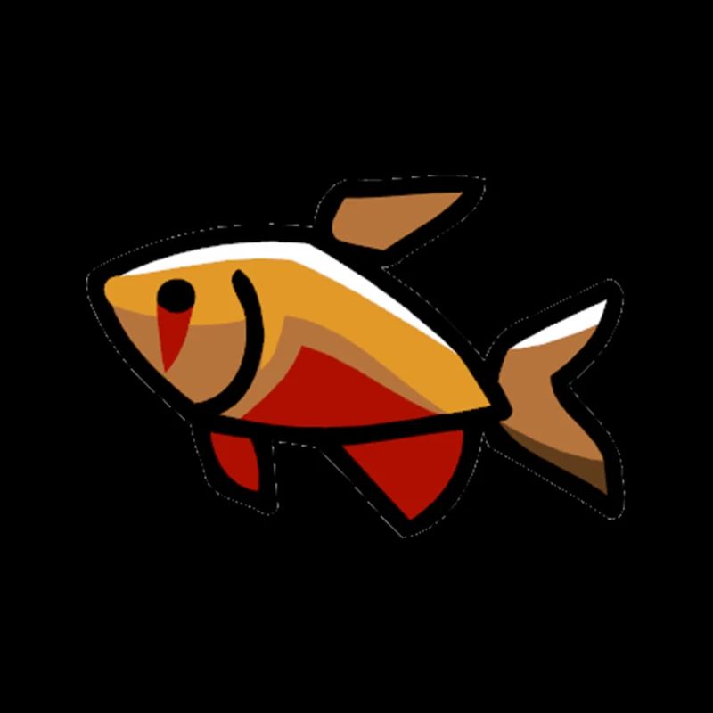 Dessin de poisson rouge