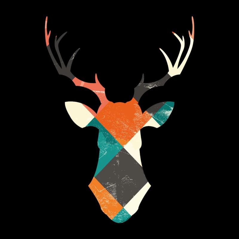 Hirschkopf Hirsch Hirschgeweih Hirschjäger