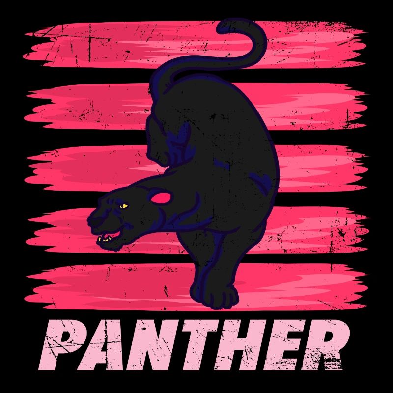 Panther lovers better life pink gift idea