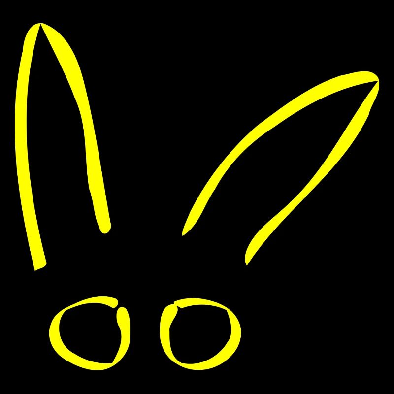 Rabbit Eyes Easter Gift Idea yellow