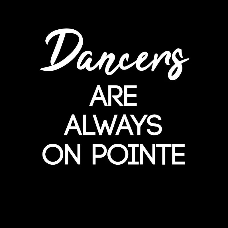 dancers always on pointe white