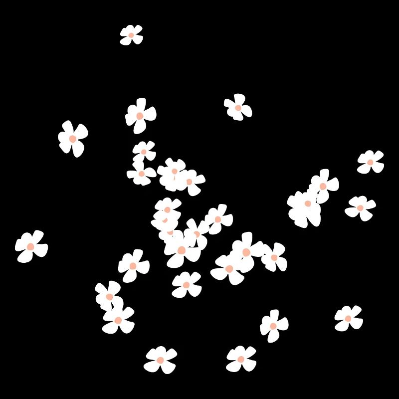weiße Blümchen viele Blumen Frühling Flow Sommer