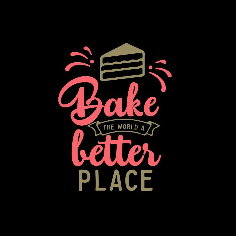 Backen Geschenk lustiger Spruch Kuchen
