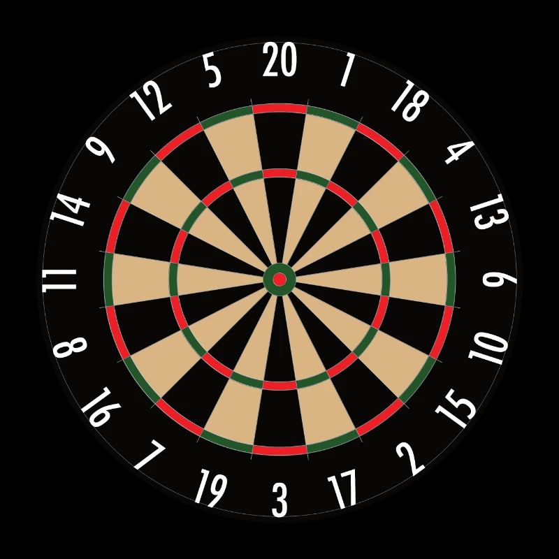 Dartscheibe für Dart Fans, Geschenkidee, Geschenk
