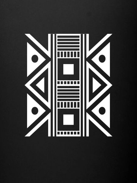 beau motif design blanc
