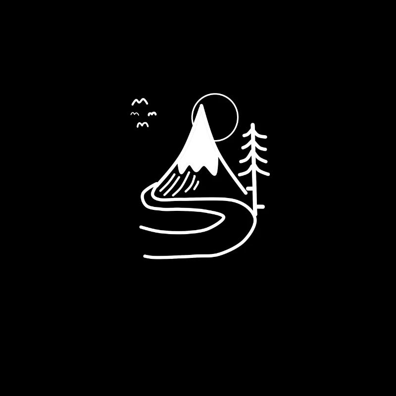 Hiking in nature
