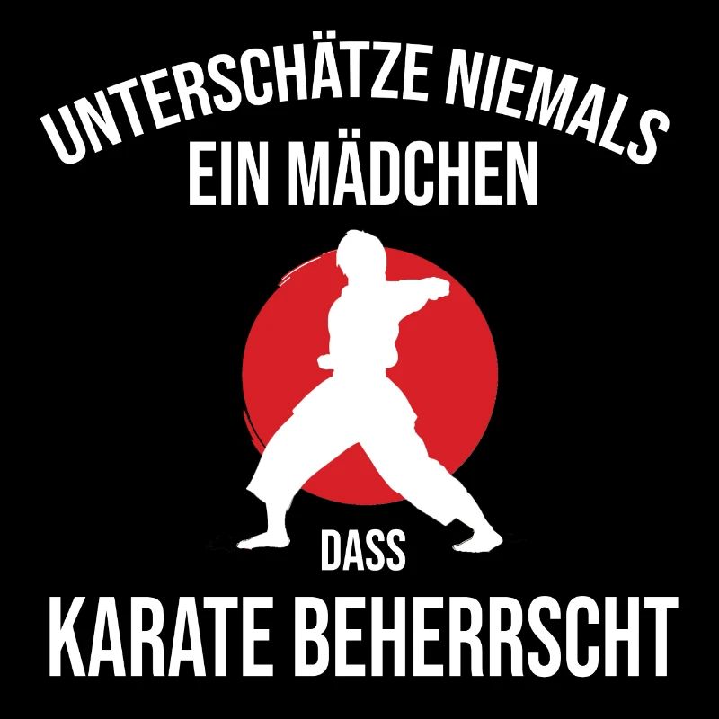 Karate Mädchen Karate Girl Geschenk