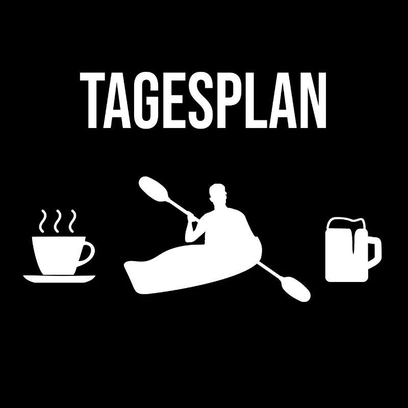 Kajak Kanu Tagesplan Geschenkidee
