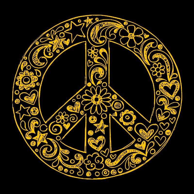 Peace Peacezeichen Friedensbewegung Hippie Goddess