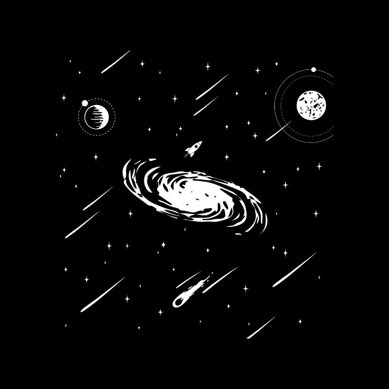 Space Space Milky Way Comet Mars Rocket