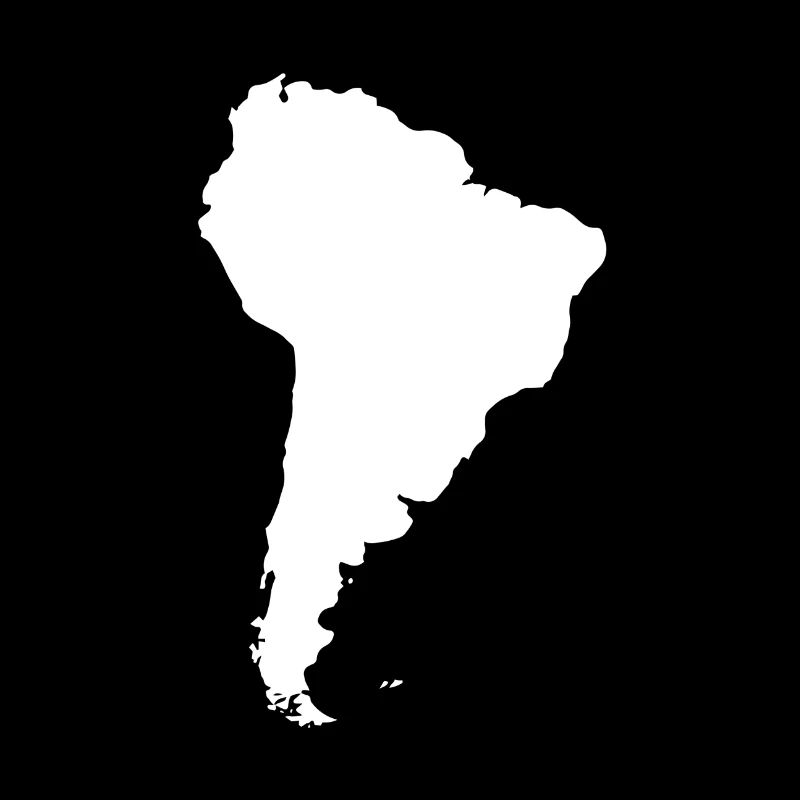 South America map