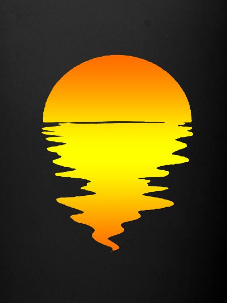 Sunset sea
