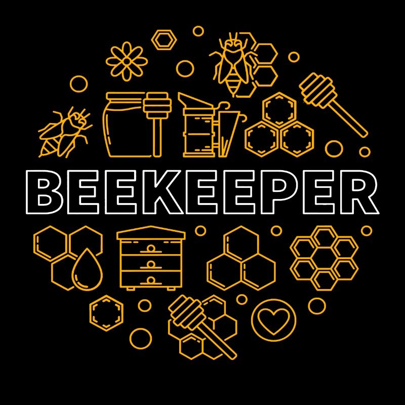 Honey bee bee beekeeper bee bees