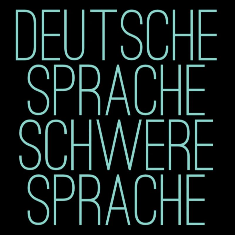 Allemand Langue lourde Langue