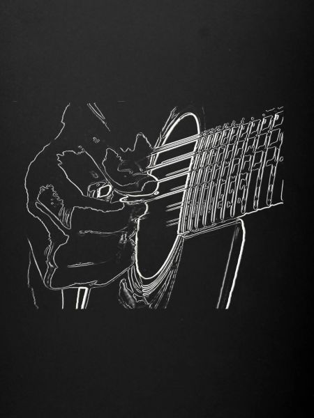 Guitariste dessin guitariste