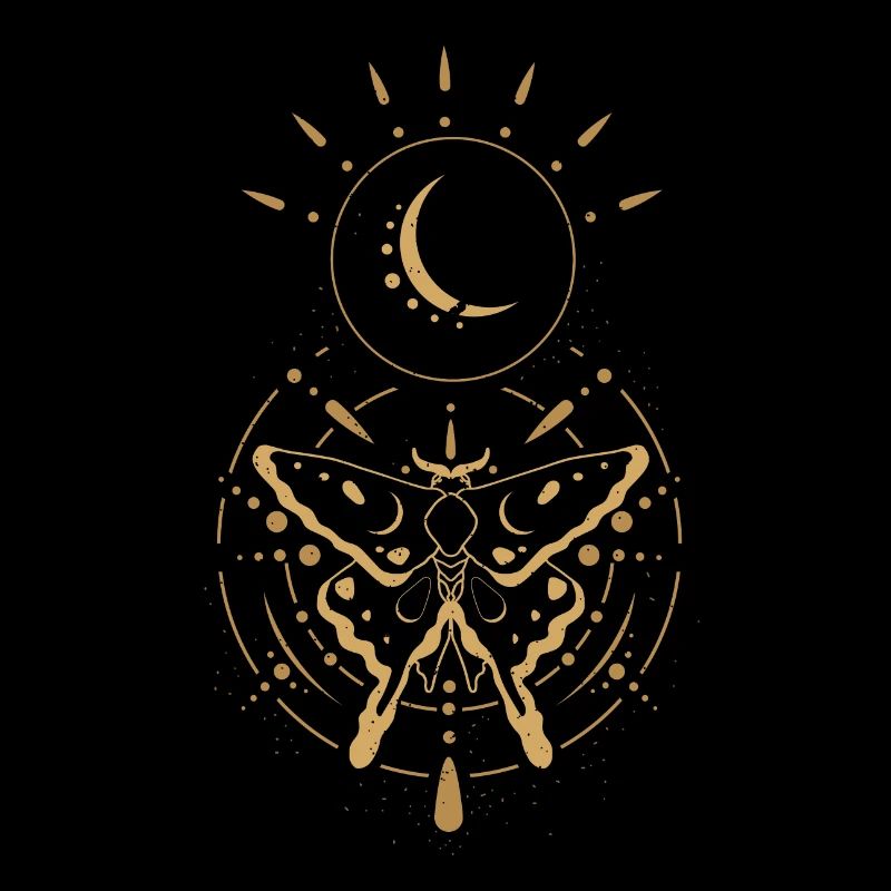 Alchemy butterfly moon moth magic gift