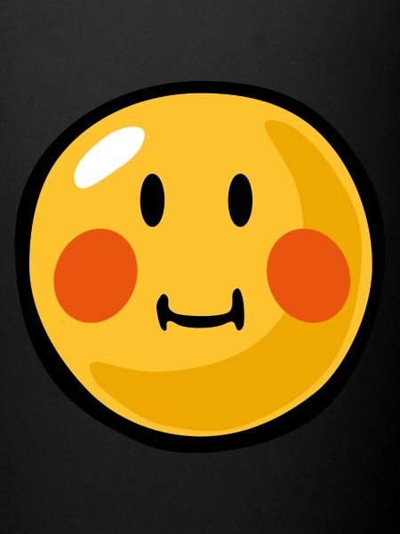 Smiley blushed