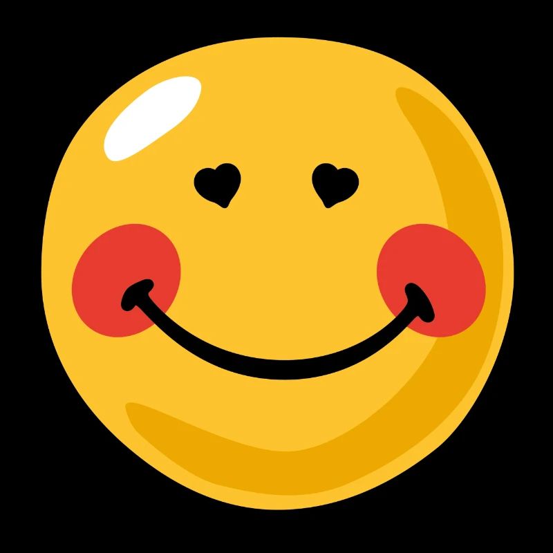 Smiley in love