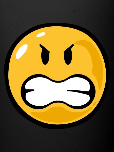 Smiley angry
