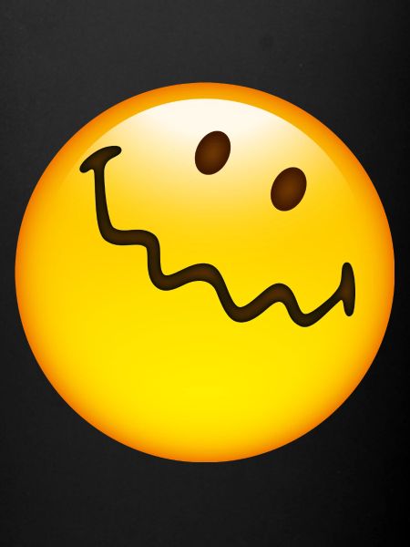 Smiley Glossy Uncertain