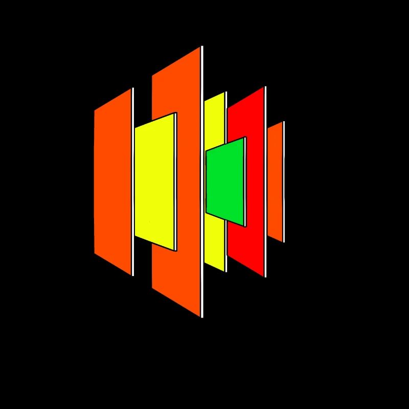 Abstrakte Form Bunte Formen Geschenk