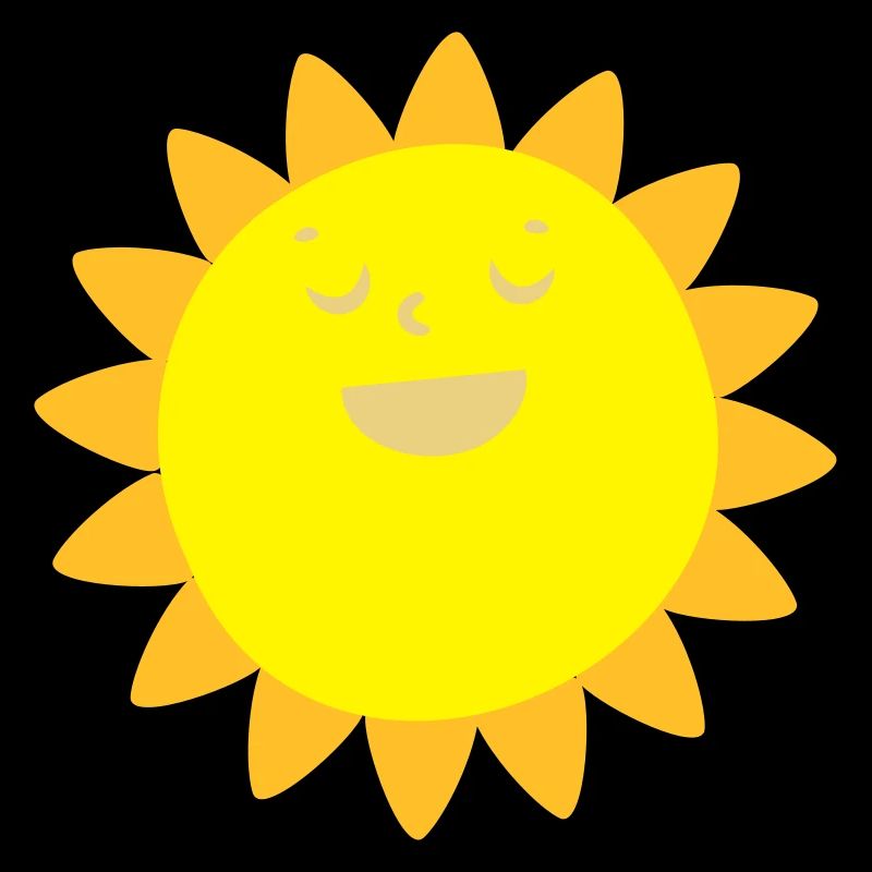 Un soleil heureux
