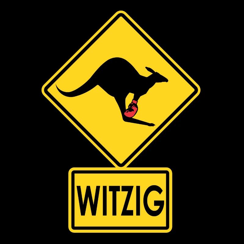 Känguru Boxhandschuh witzig