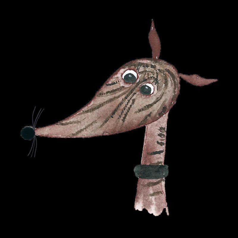 Greyhound brindle dark