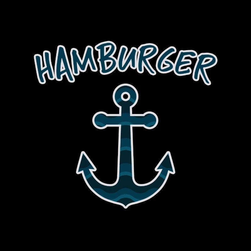 Hamburgerin Hamburg Hamburger Anker Geschenk