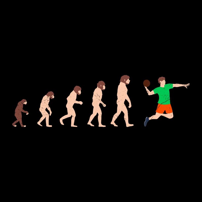 Joueur de handball Evolution Idée cadeau drôle