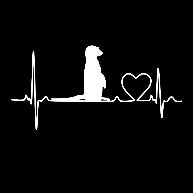 Conception de suricate de battement de coeur