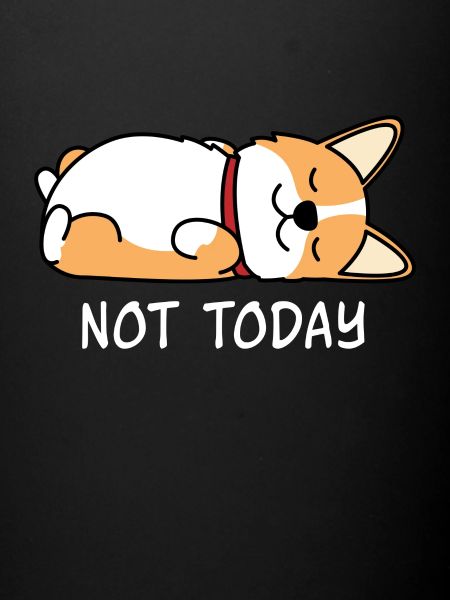 Sleeping lazy dog